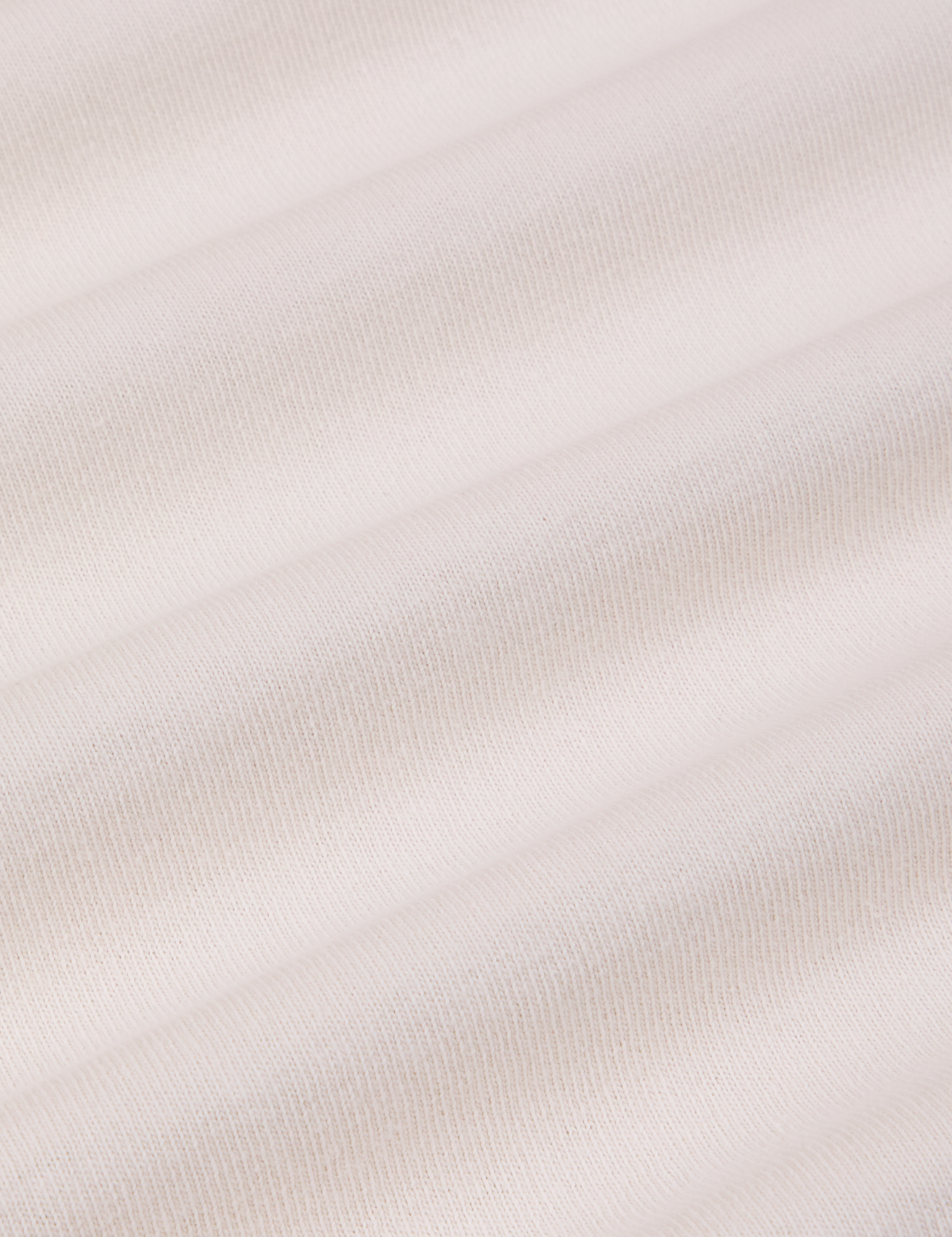 Cropped Burly Tee in Vintage Tee White fabric detail close up