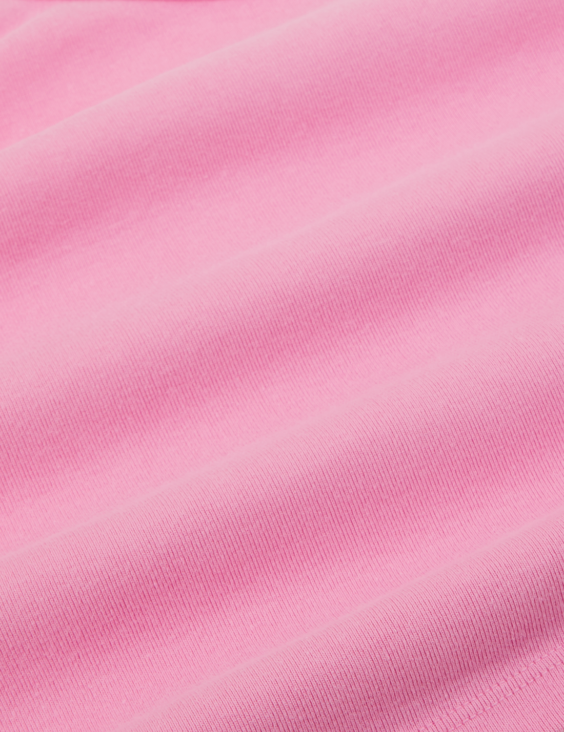 Cropped Cami in Bubblegum Pink fabric detail close up