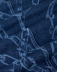 Close up on Chain Link Work Jacket Fabric