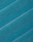 Corduroy Overshirt in Marine Blue fabric detail close up