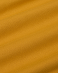 Cropped Tank Top in Mustard Yellow fabric detail close up