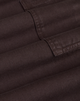Drop Pocket Cargo Pants - Espresso Brown