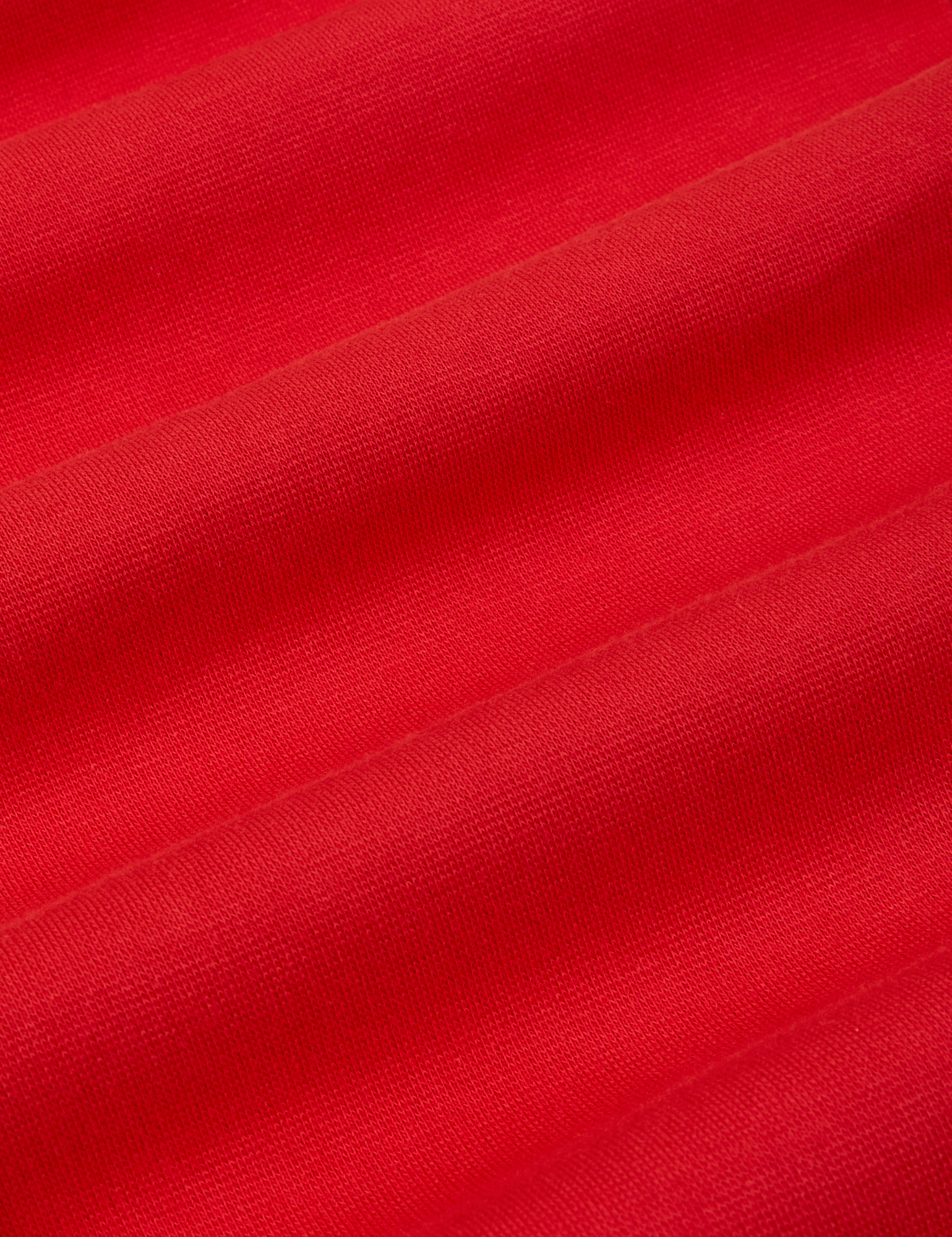 Easy Pants in Mustang Red fabric detail close up