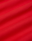 Easy Pants in Mustang Red fabric detail close up