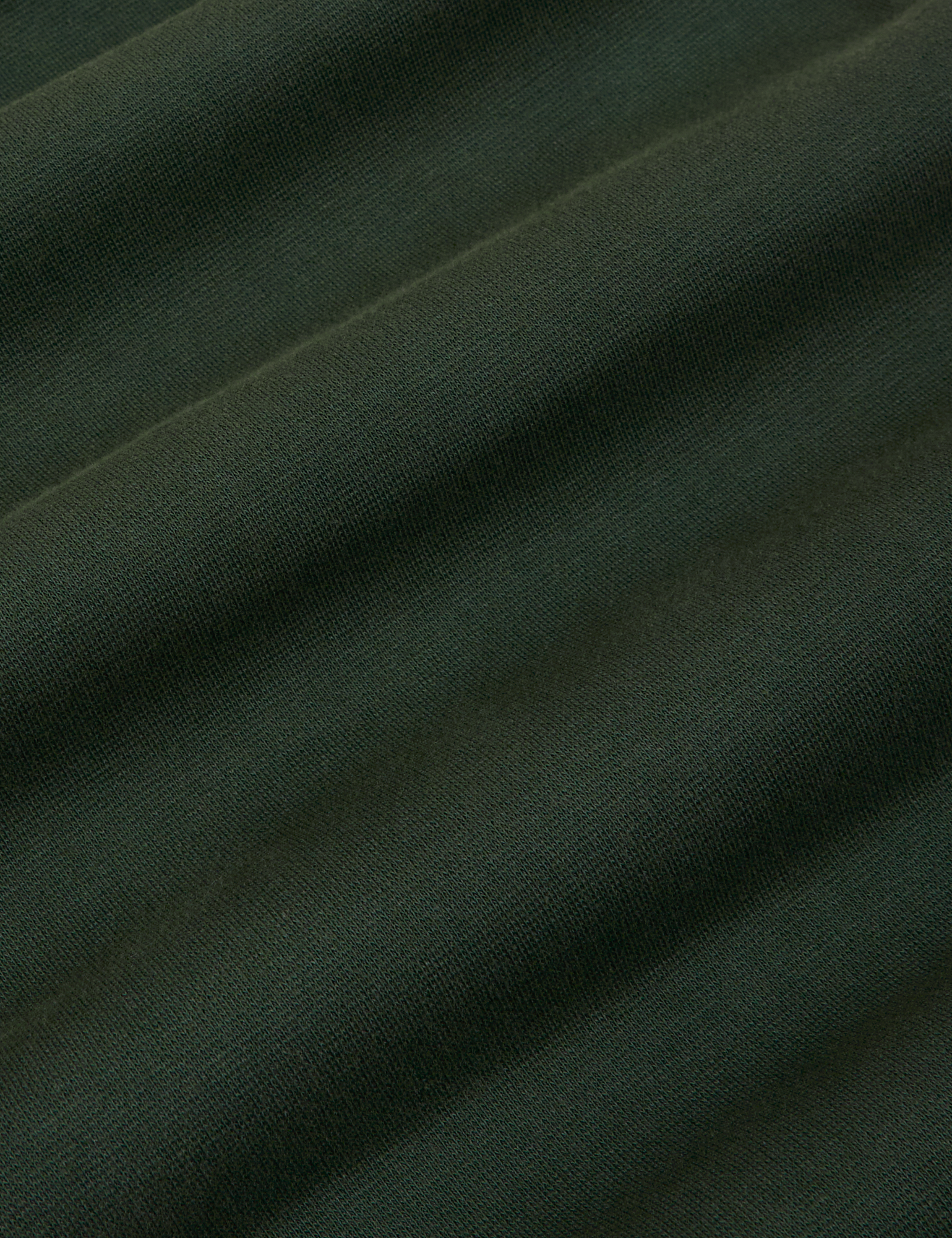 Easy Pants in Swamp Green fabric detail close up