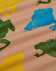 Paintstamped Pantry Button-Up - Froggy