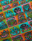 *PRE-ORDER* - Short Sleeve Jumpsuit - Halloween Icons