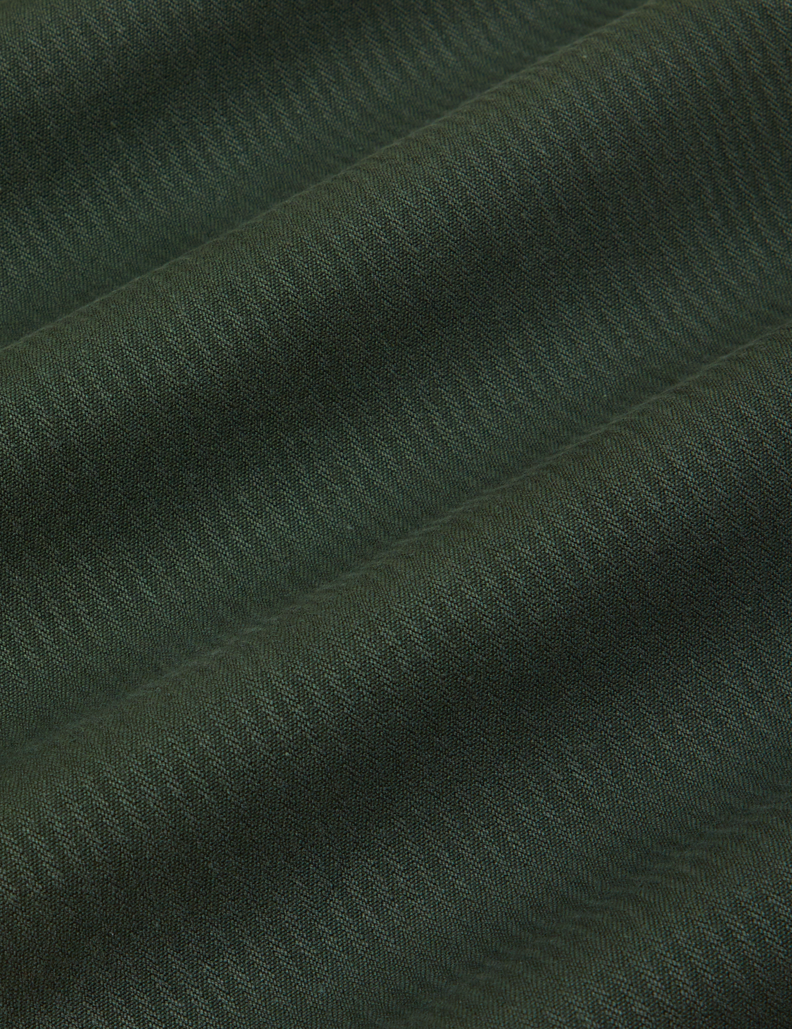 Heritage Trousers in Swamp Green fabric detail close up