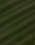 Heritage Mechanic Jacket in Evergreen fabric detail close up