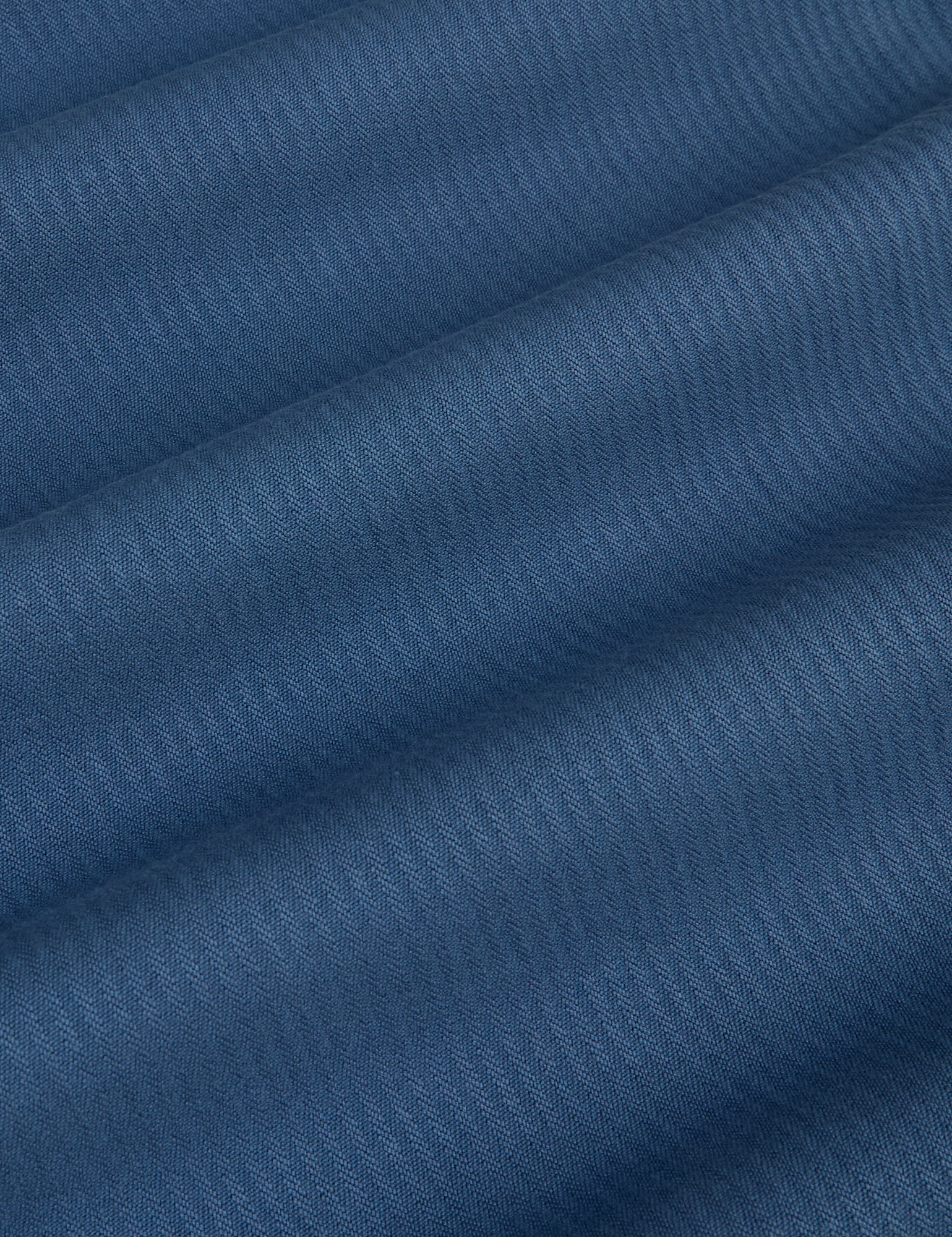 Heritage Wide Leg Trousers in French Blue fabric detail close up