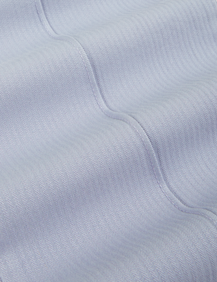Heritage Westerns in Periwinkle fabric detail close up
