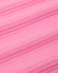 Honeycomb Thermal in Bubblegum Pink fabric detail close up