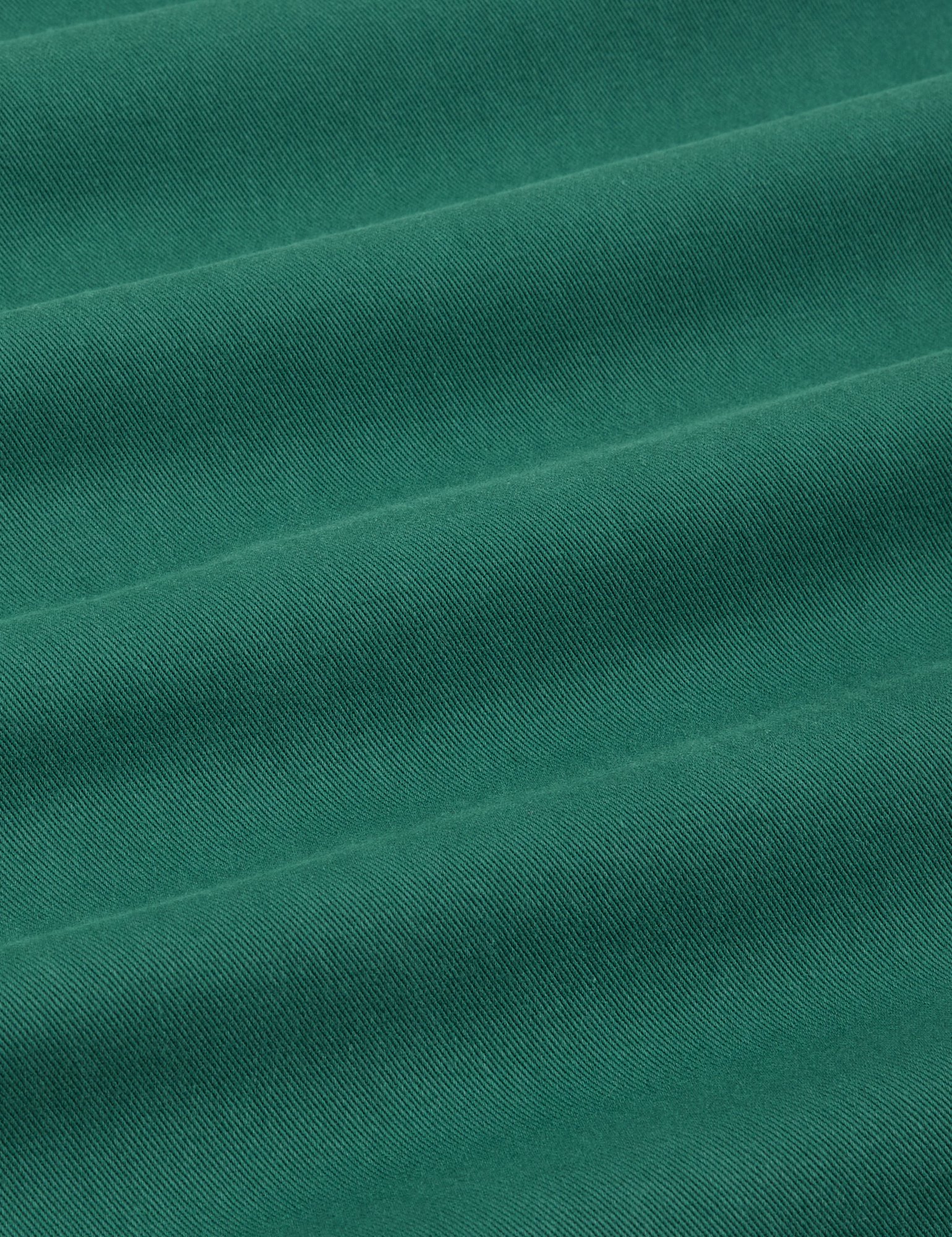 Heavyweight Trousers in Hunter Green fabric detail close up