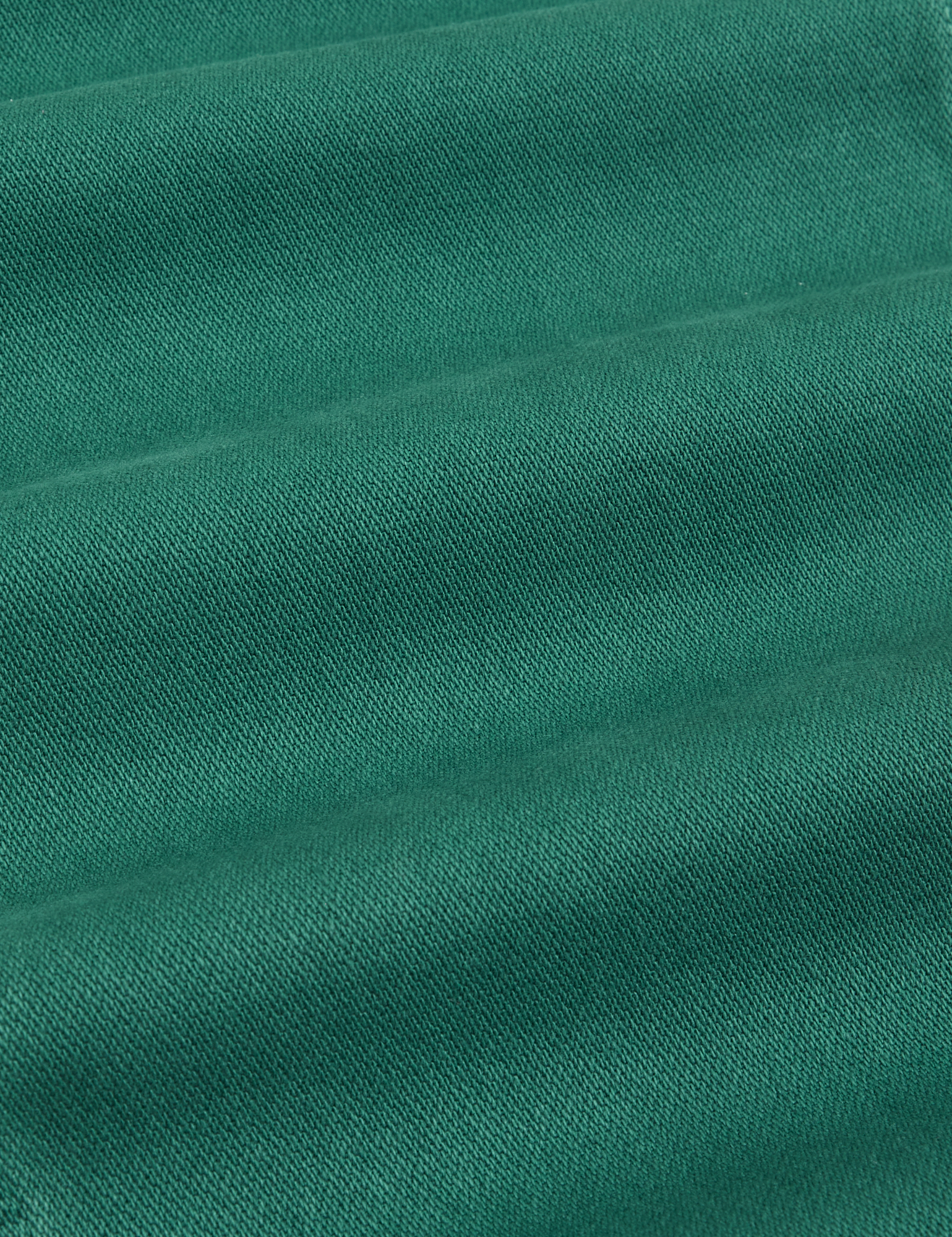 Original Overalls in Mono Hunter Green fabric detail close up