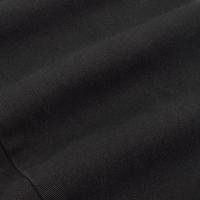 Petite Short Sleeve Jumpsuit in Basic Black fabric detail close up