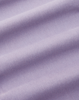 Short Sleeve Jumpsuit in Faded Grape fabric detail close up