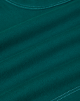 Contrast Stitch Mini Tank - Hunter Green