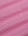 Muscle Tee in Bubblegum Pink fabric detail close up