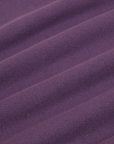 Heavyweight Crew in Nebula Purple fabric detail close up