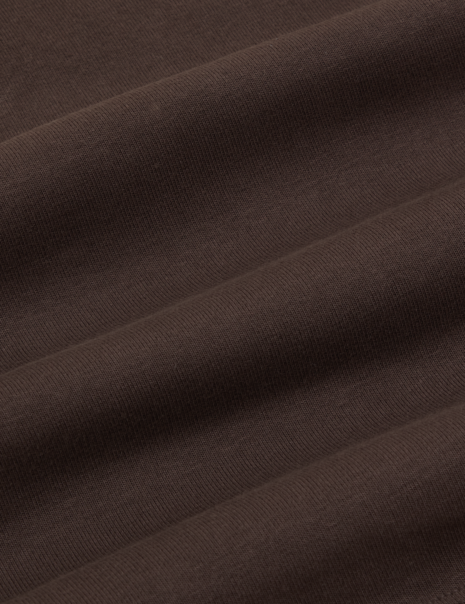 Racerback Tank in Espresso Brown fabric detail close up