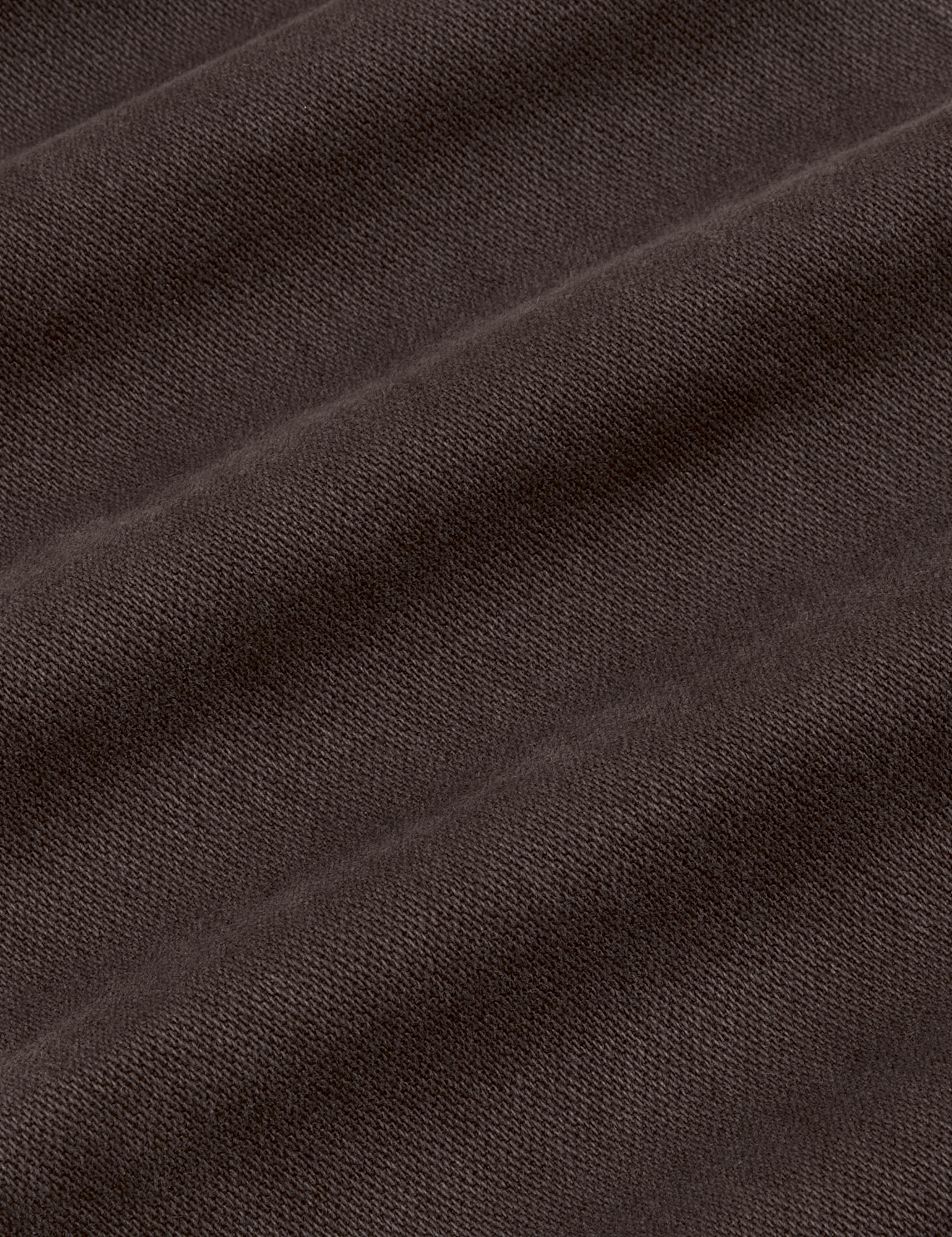 Original Overalls in Mono Espresso fabric detail close up