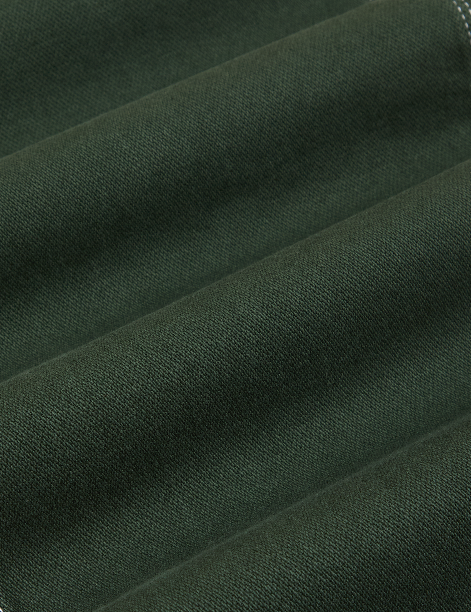 Original Overalls in Swamp Green fabric detail