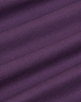 Oversize Overshirt in Nebula Purple fabric detail close up