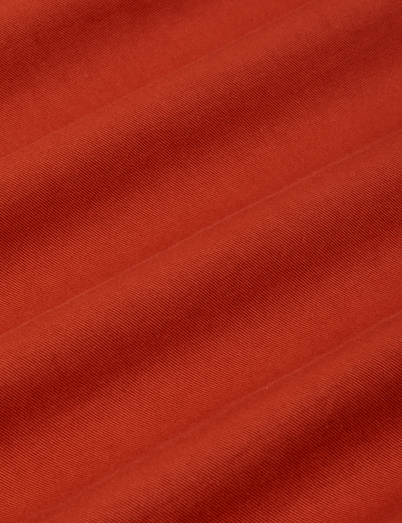 Oversize Overshirt in Paprika fabric detail close up