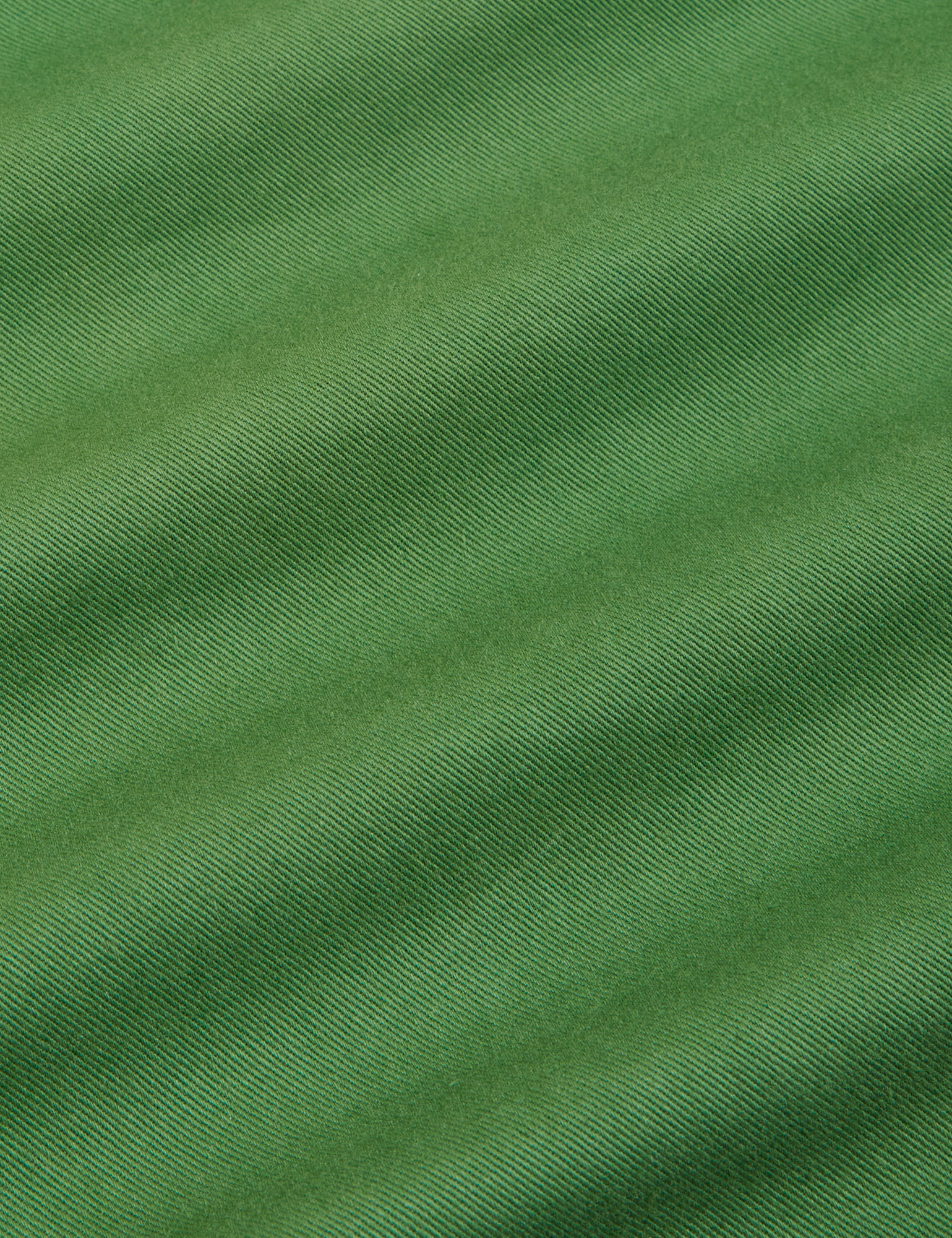 Oversize Overshirt in Lawn Green fabric detail close up