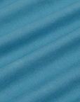 Oversize Overshirt in Marine Blue fabric detail close up