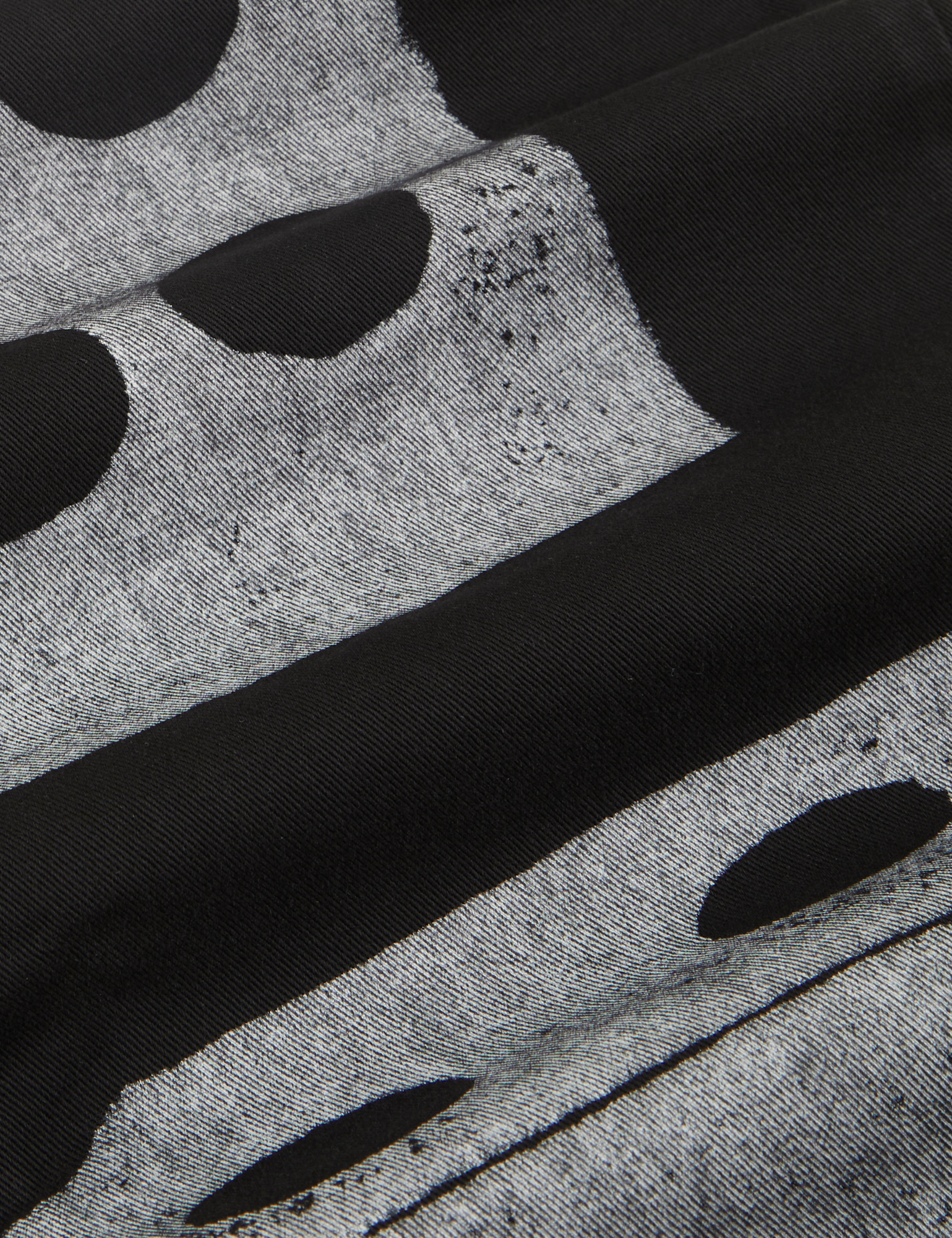 Icon Work Pants in Dice (Black) fabric detail close up