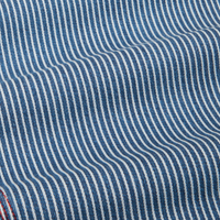 Railroad Stripe Denim Work Pants fabric detail close up