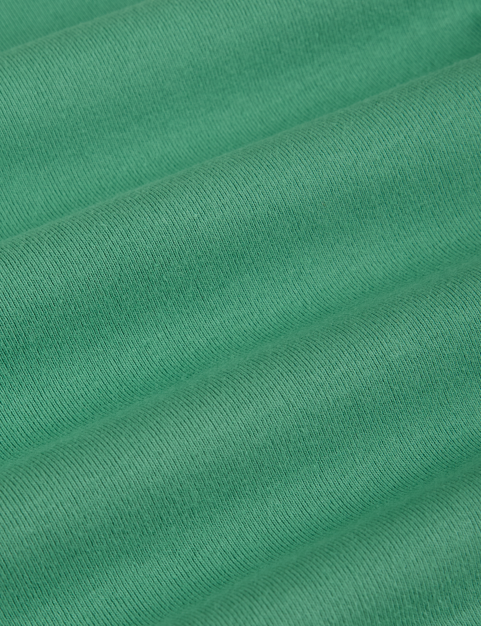 Cropped Tank Top in Seafoam Green fabric detail close up