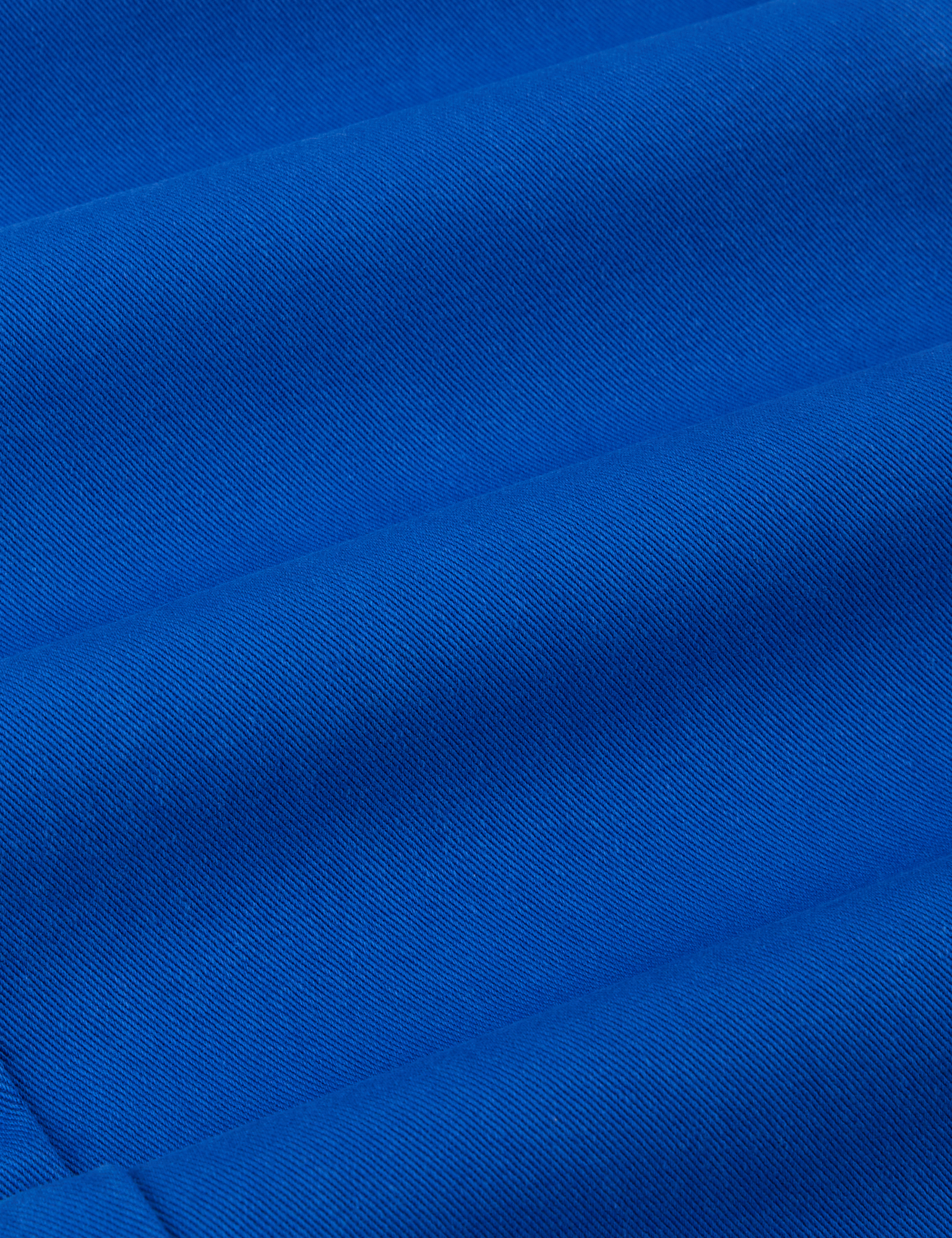 Work Pants in Royal Blue fabric detail close up