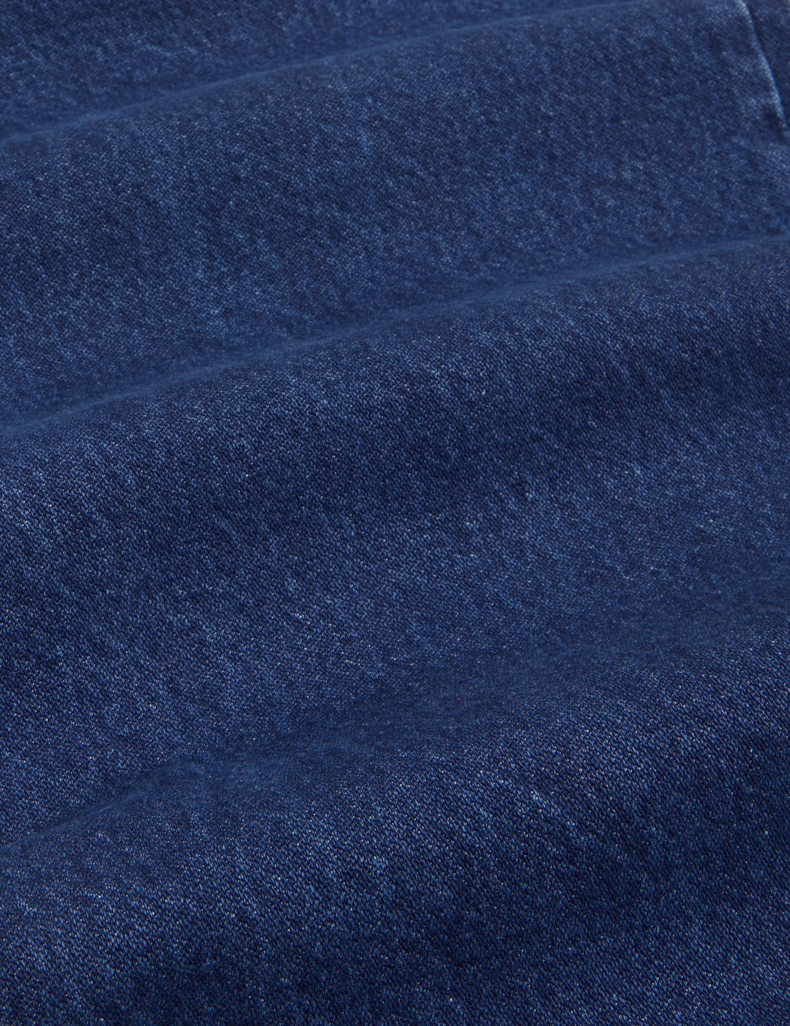 Denim Trouser Jeans in Dark Wash fabric detail close up
