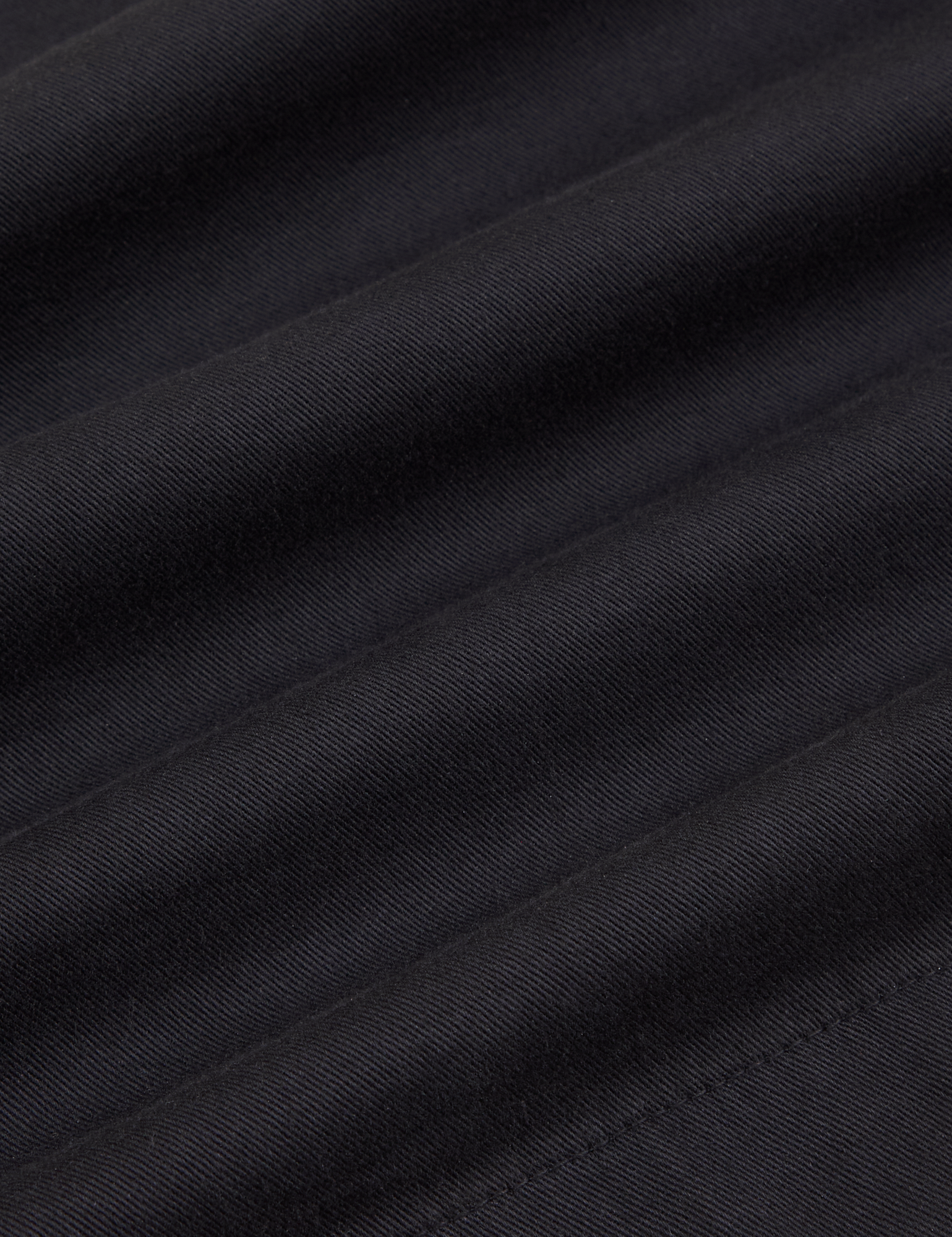 Trouser Shorts in Basic Black fabric detail close up
