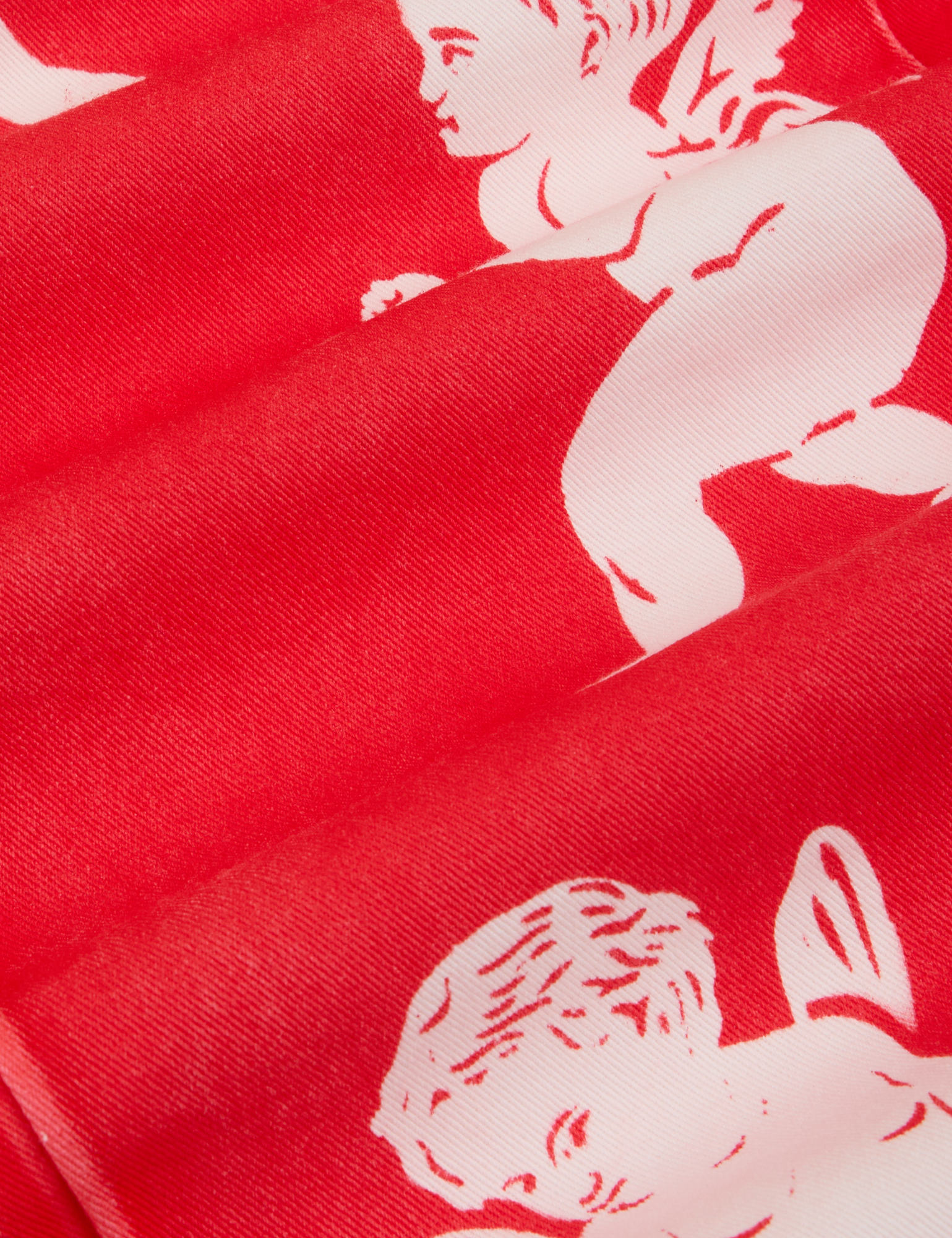 Airbrush Cupid Work Pants fabric detail close up