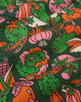 Short Sleeve Jumpsuit in Kitchen Collection fabric detail close up