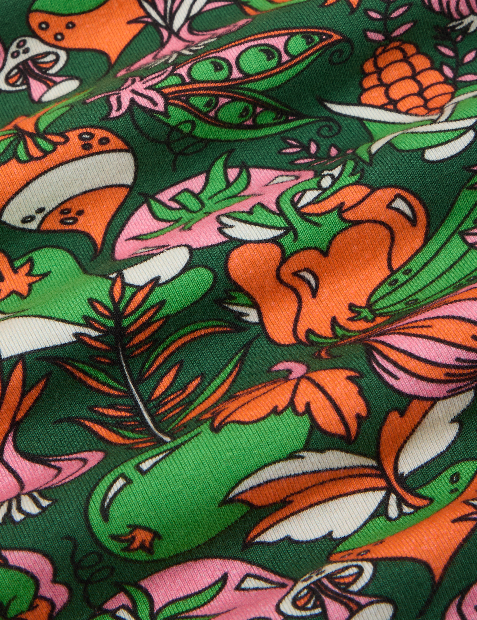 Kitchen Collection Racerback Tank fabric detail close up