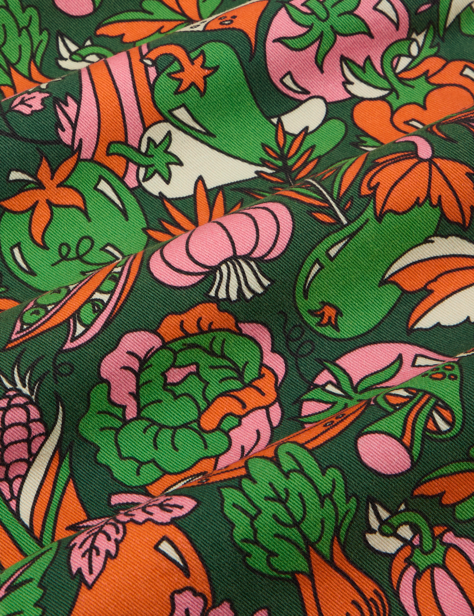 Work Pants in Kitchen Collection fabric detail close up