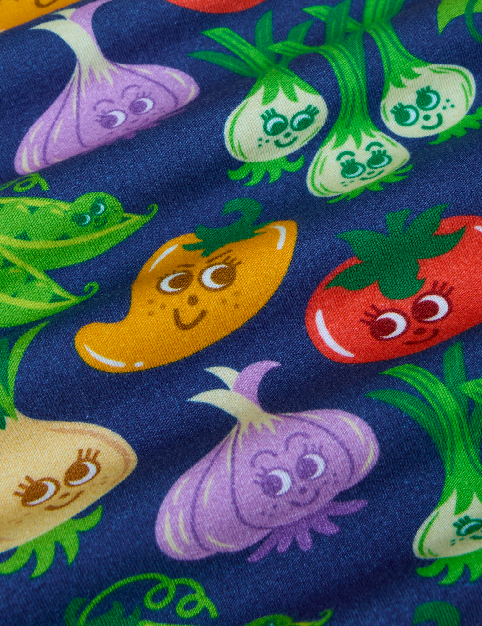 Veggie Village Cropped Baby Tee