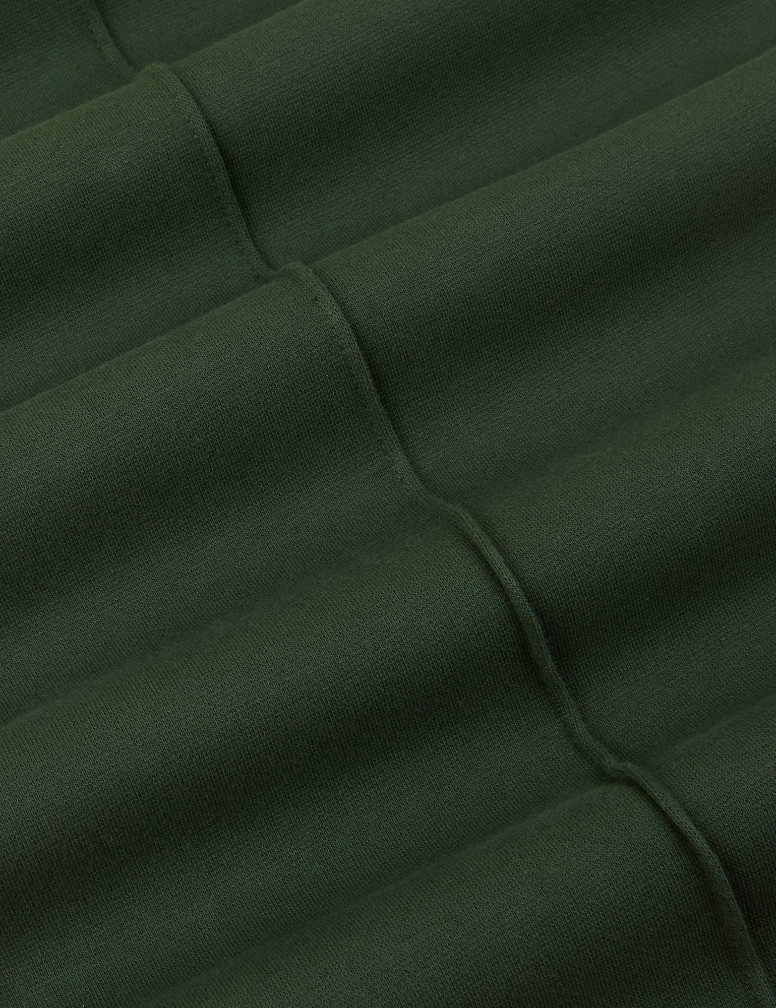 Easy Western Pants in Swamp Green fabric detail close up