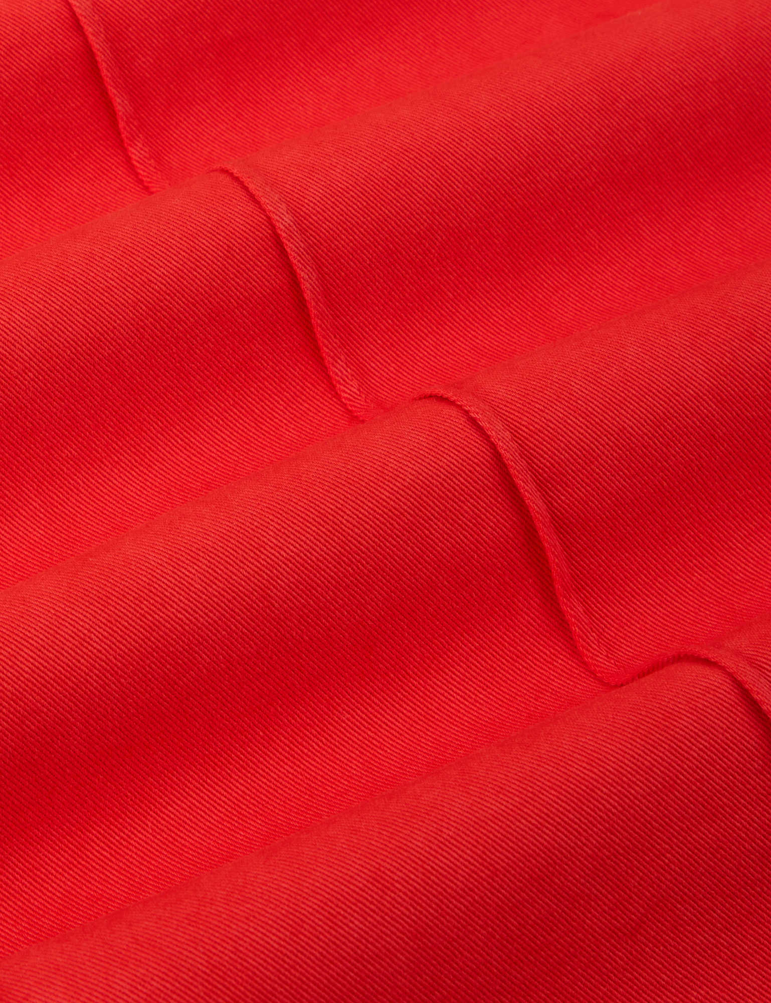 Western Pants in Mustang Red fabric detail close up