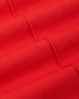 Western Pants in Mustang Red fabric detail close up