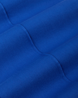 Western Pants in Royal Blue fabric detail close up