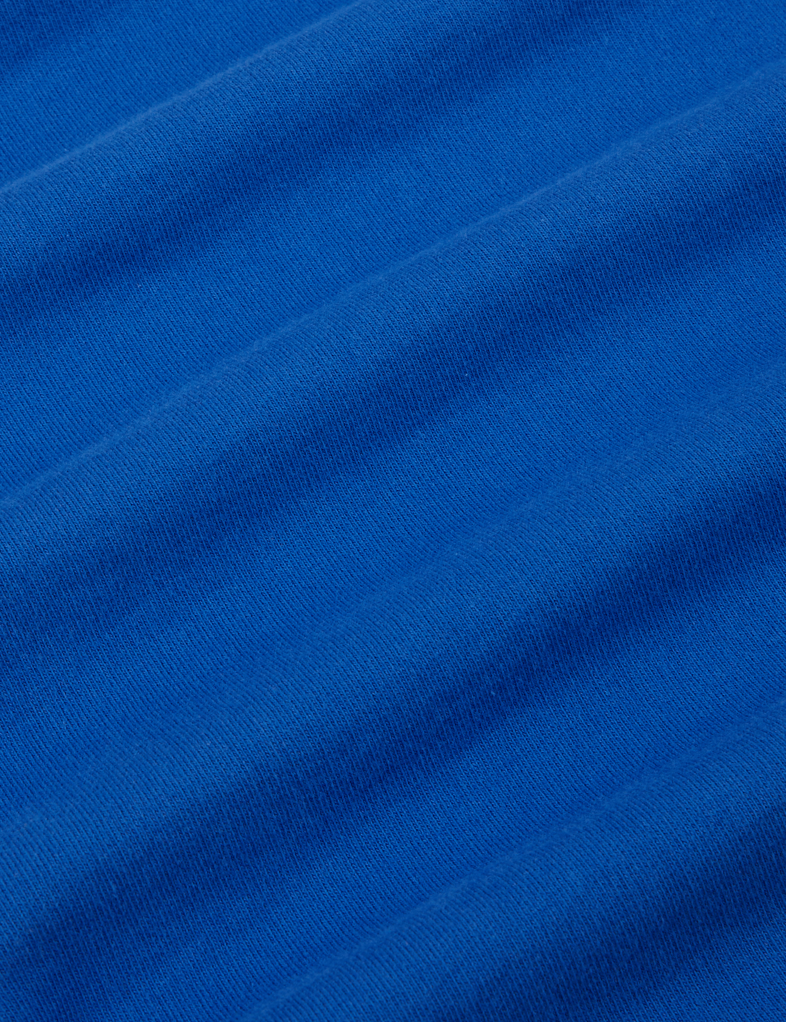 Wide Leg Sweat Pants in Royal Blue fabric detail close up