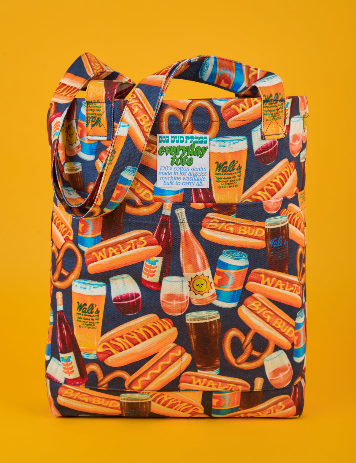 Hot Dogs &amp; Beer &amp; Wine &amp; Pretzels Printed Bags