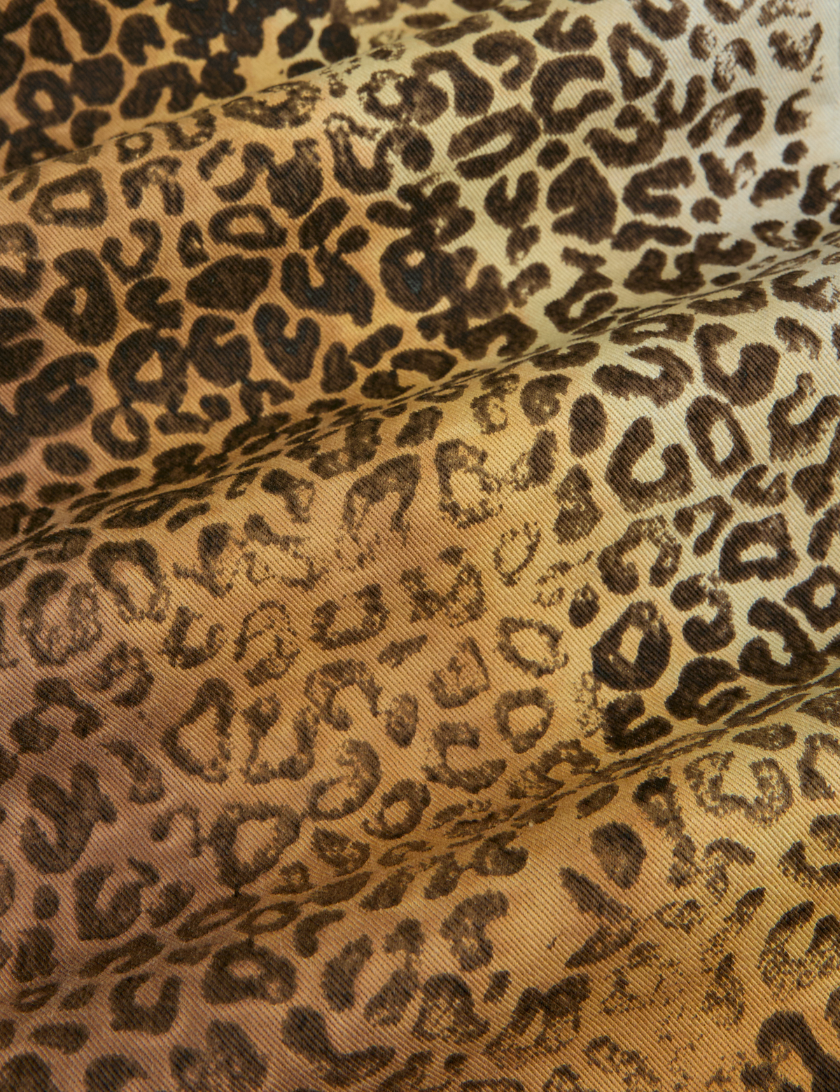 Fabric close up of the Leopard Work Pant