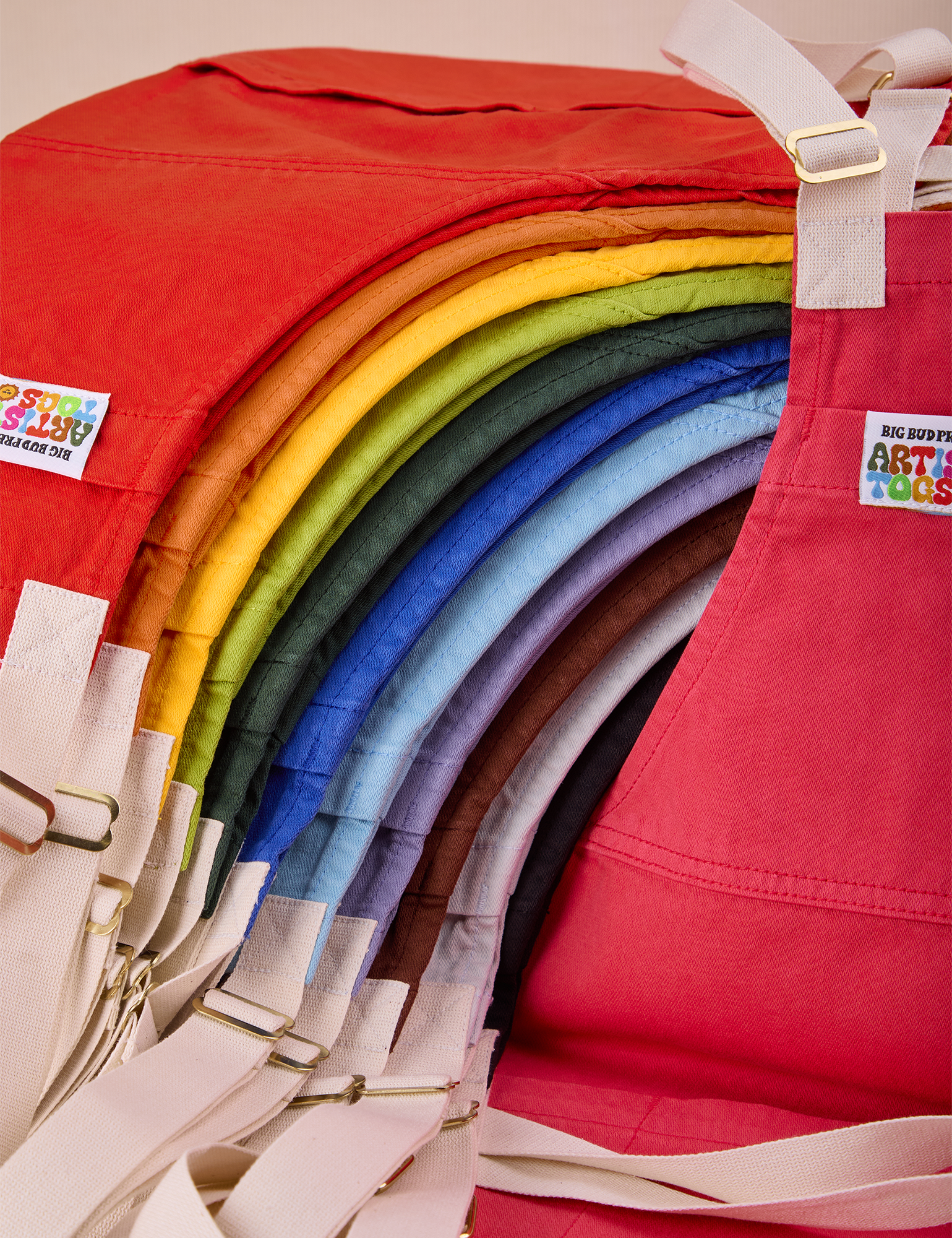 Full Denim Apron in a rainbow of colors