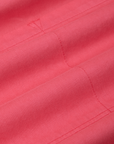 Full Denim Apron fabric detail hot pink